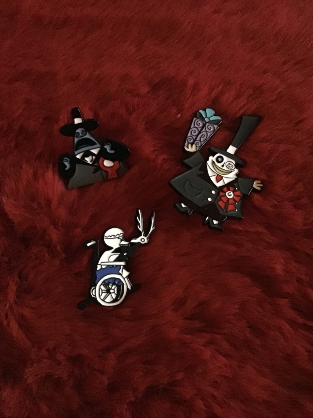 Nightmare before Christmas magnet set. Set of three magnets